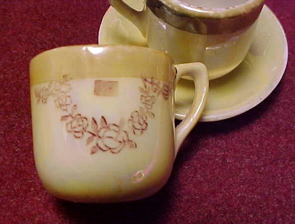 Child's Tea Set, Iridescent Lusterware, Made in Germany Child's Tea Set, Iridescent Lusterware, Made in Germany