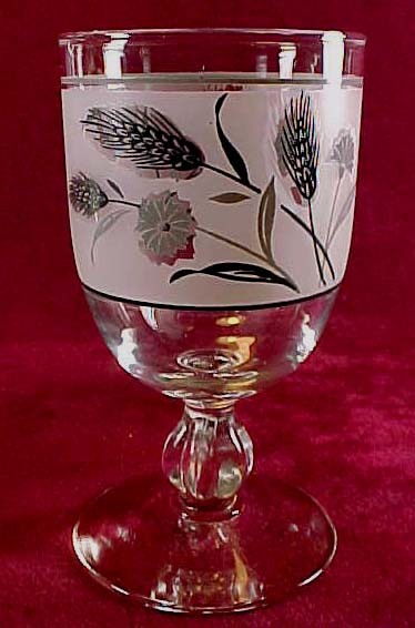 Libbey Gray Wheat Water Goblets (4 sets of 2 available) Libbey Gray Wheat Water Goblets (4 sets of 2 available)
