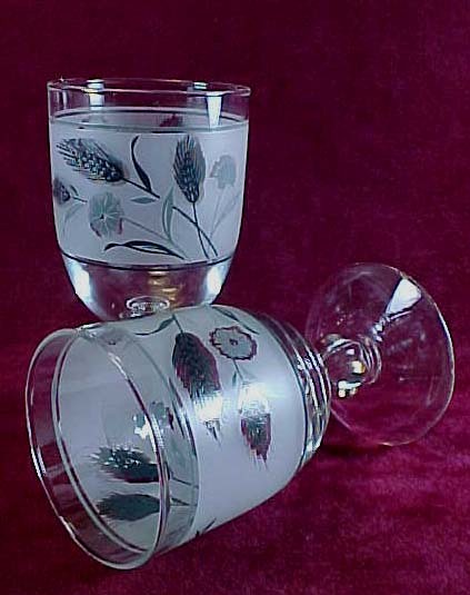 Libbey Gray Wheat Water Goblets (4 sets of 2 available) Libbey Gray Wheat Water Goblets (4 sets of 2 available)