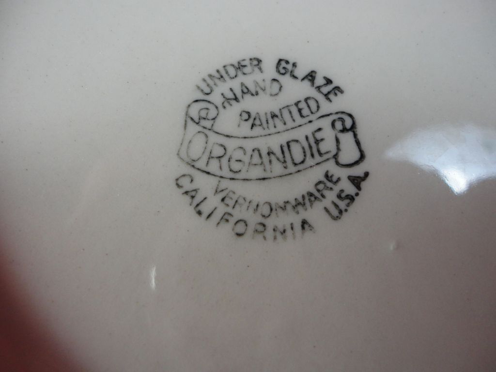 Vernonware Organdie Large Serving Bowl Vernonware Organdie Large Serving Bowl