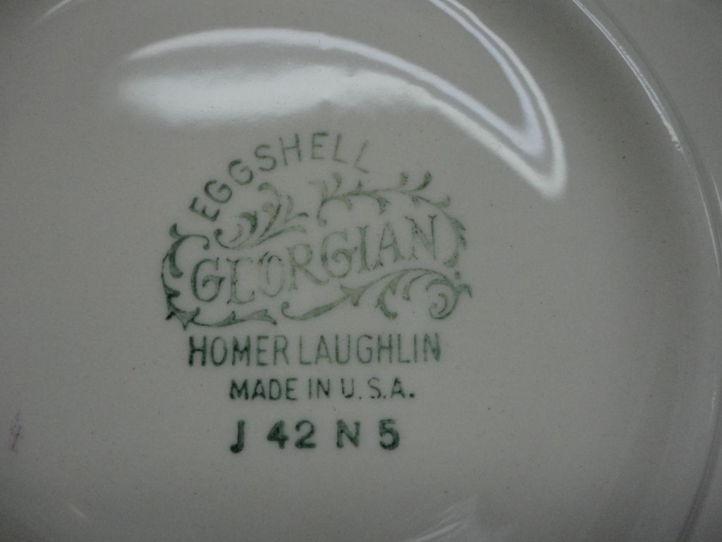 Homer Laughlin Eggshell Georgian #HLC G3432 "Countess" Cup and Saucer (6 sets available) Homer Laughlin Eggshell Georgian #HLC G3432 "Countess" Cup and Saucer (6 sets available)