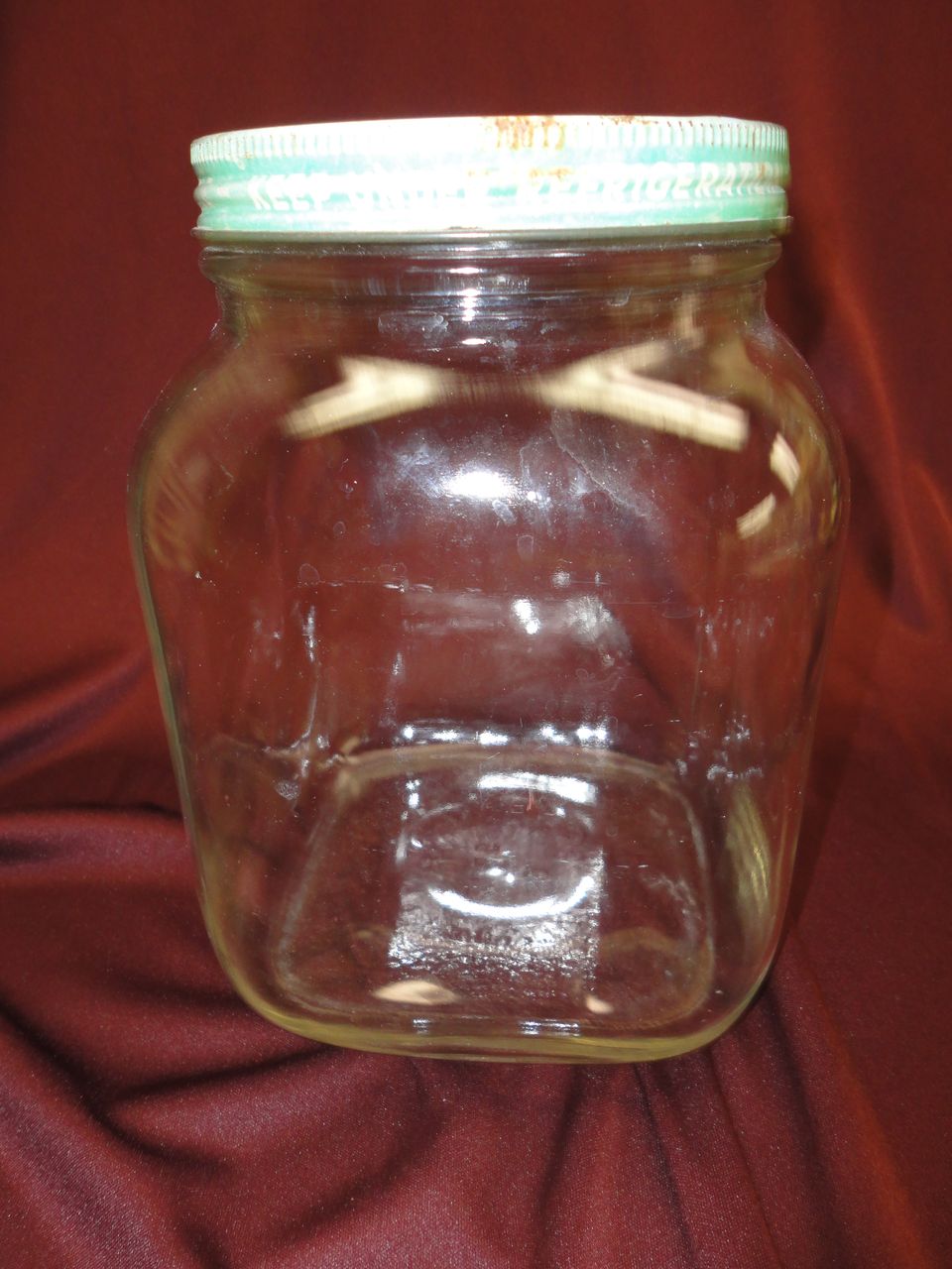 Boak's Salt Fish/Spiced Fish Big-Mouthed Hazel Atlas Jar and Original Lid Boak's Salt Fish/Spiced Fish Big-Mouthed Hazel Atlas Jar and Original Lid