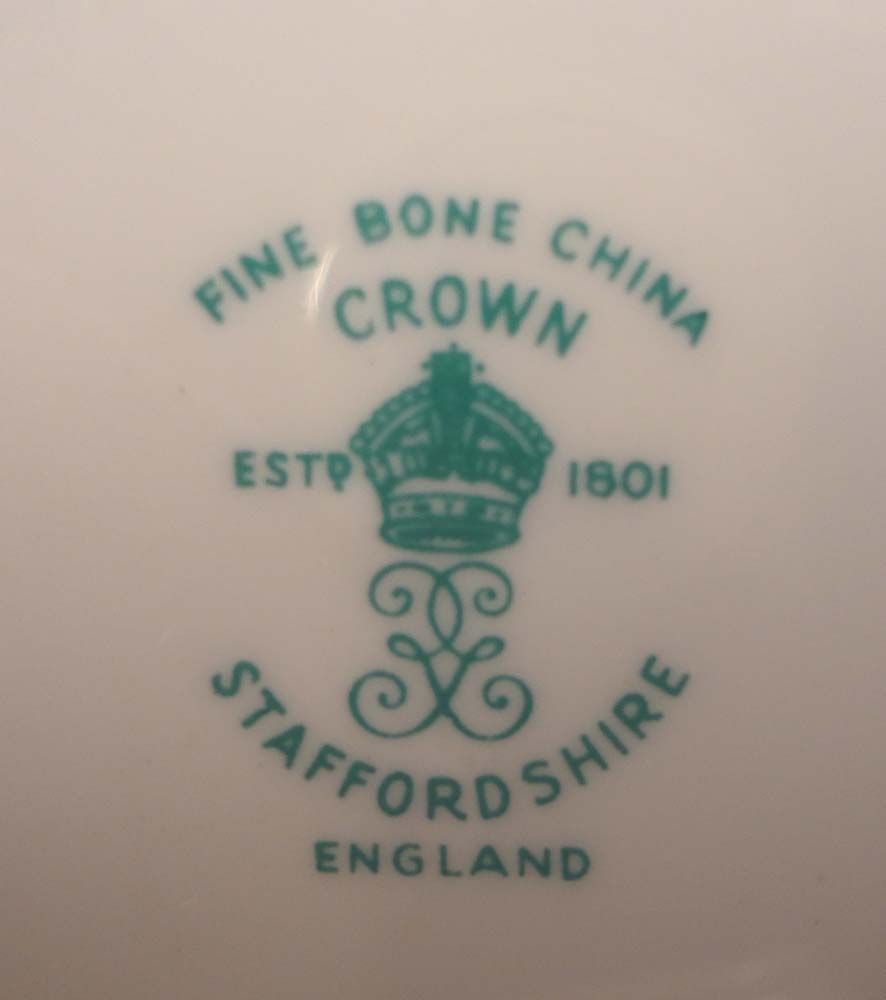 Staffordshire Fine Bone China Cup and Saucer Set Staffordshire Fine Bone China Cup and Saucer Set