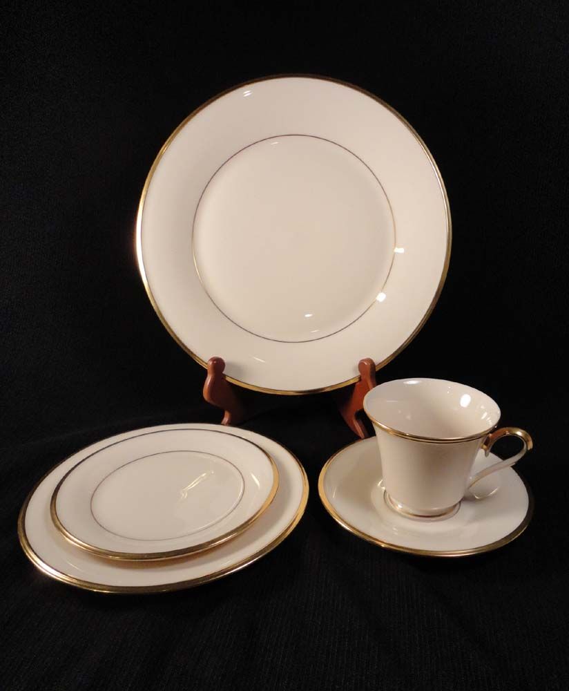 Lenox China "Eternal" 5-piece Place Setting Lenox China "Eternal" 5-piece Place Setting
