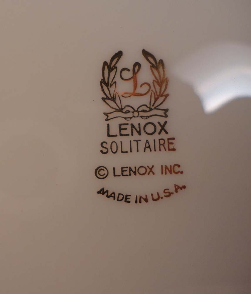 Lenox China "Solitaire" 5-piece Place Setting Lenox China "Solitaire" 5-piece Place Setting