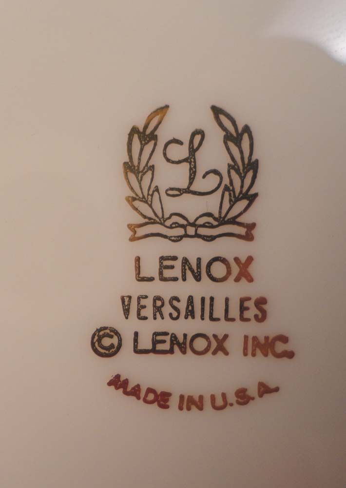 Lenox China "Versailles" 5-piece Place Setting Lenox China "Versailles" 5-piece Place Setting