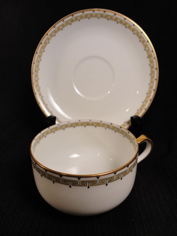 Haviland-Limoges "Albany" Flat Cup/Saucer Set (7 available) Haviland-Limoges "Albany" Flat Cup/Saucer Set (7 available)