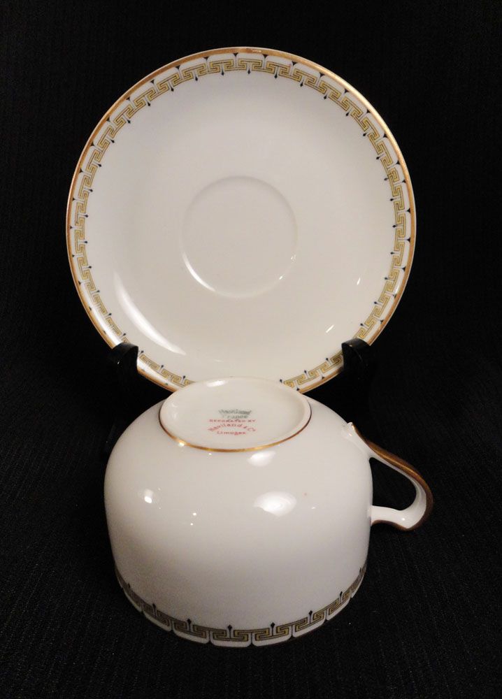 Haviland-Limoges "Albany" Flat Cup/Saucer Set (7 available) Haviland-Limoges "Albany" Flat Cup/Saucer Set (7 available)