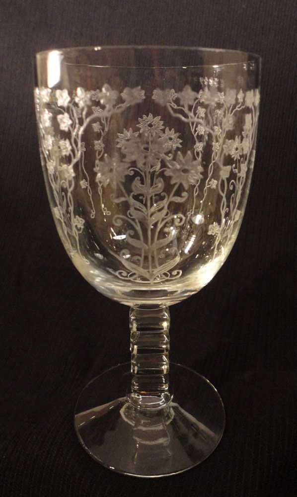Fostoria "Manor" Goblet, #6003 Stem, #286 Etch (6 available) Fostoria "Manor" Goblet, #6003 Stem, #286 Etch (6 available)