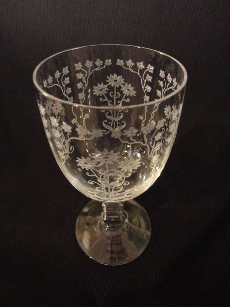 Fostoria "Manor" Goblet, #6003 Stem, #286 Etch (6 available) Fostoria "Manor" Goblet, #6003 Stem, #286 Etch (6 available)