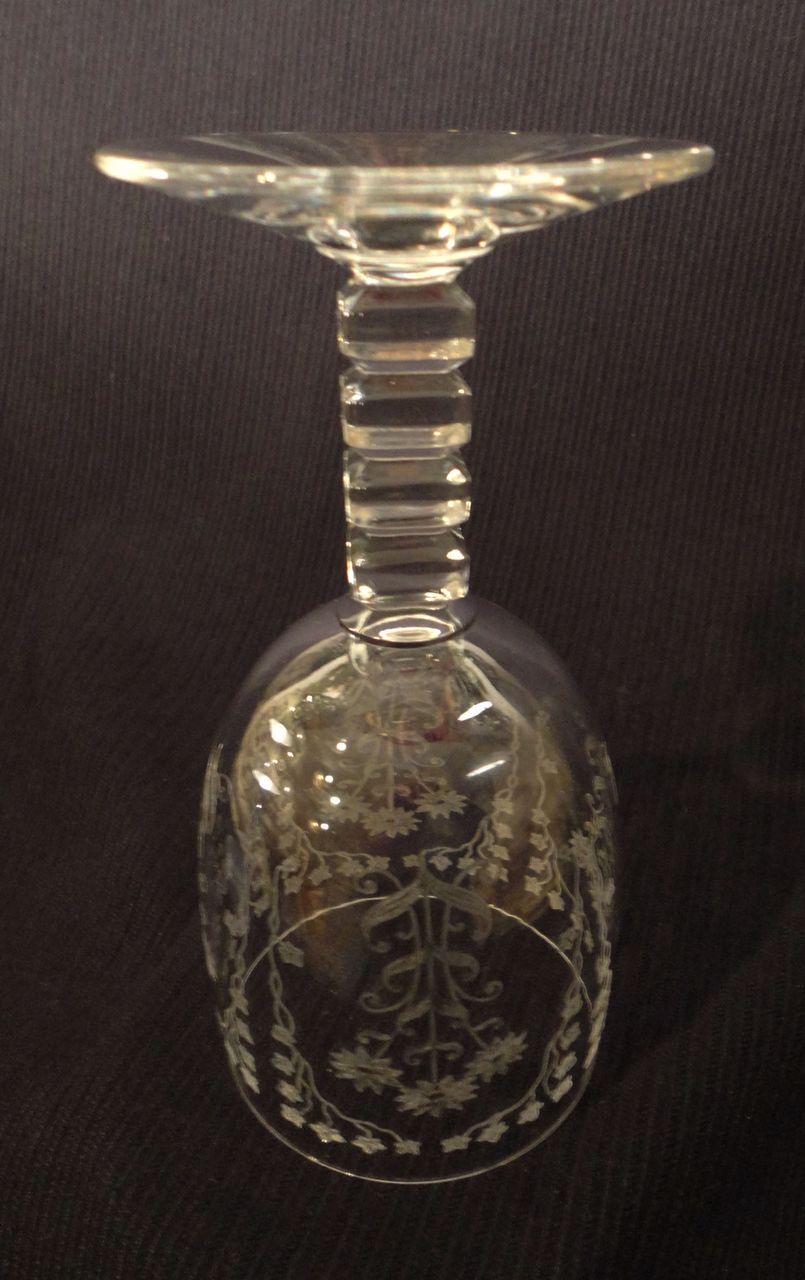 Fostoria "Manor" Goblet, #6003 Stem, #286 Etch (6 available) Fostoria "Manor" Goblet, #6003 Stem, #286 Etch (6 available)