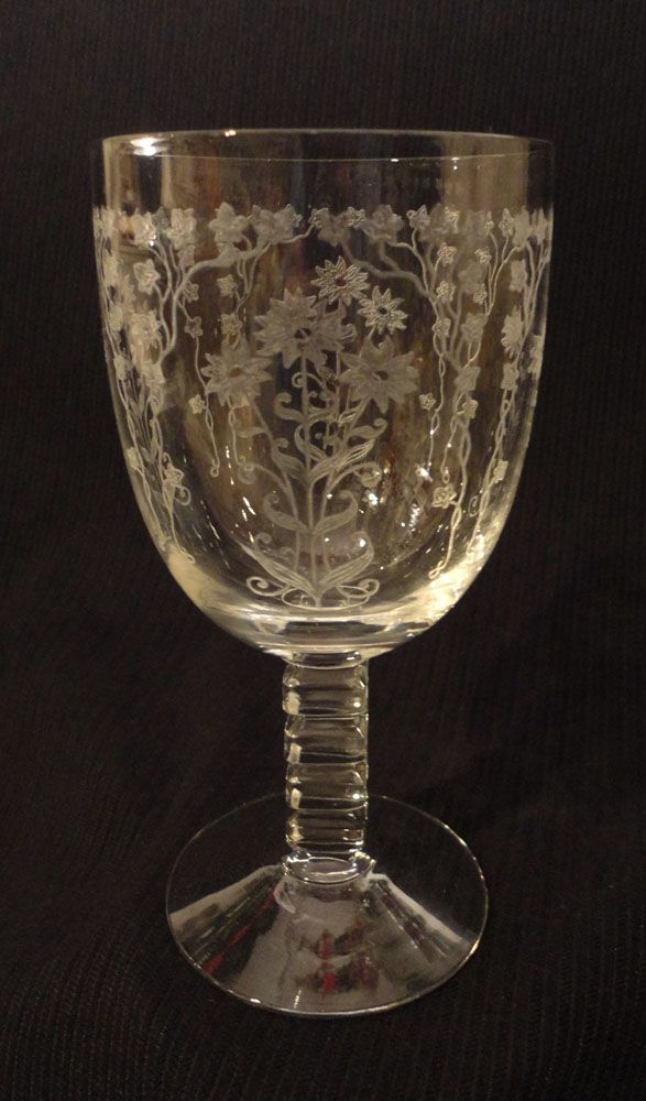 Fostoria "Manor" Goblet, #6003 Stem, #286 Etch (6 available) Fostoria "Manor" Goblet, #6003 Stem, #286 Etch (6 available)