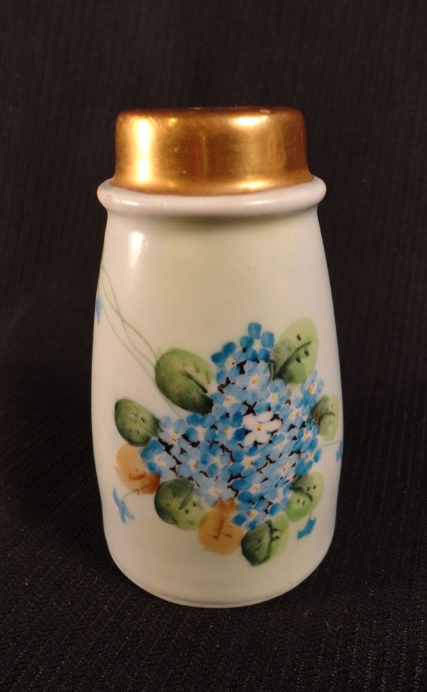 Forget-Me-Not, Hand-Painted Talc Shaker Forget-Me-Not, Hand-Painted Talc Shaker