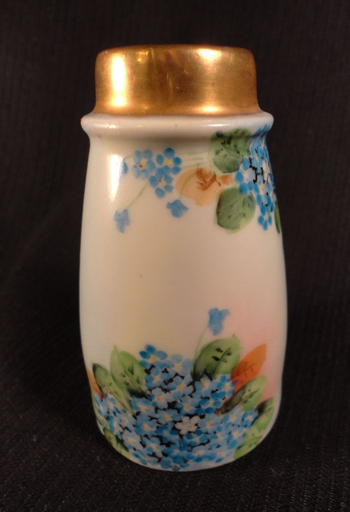Forget-Me-Not, Hand-Painted Talc Shaker Forget-Me-Not, Hand-Painted Talc Shaker