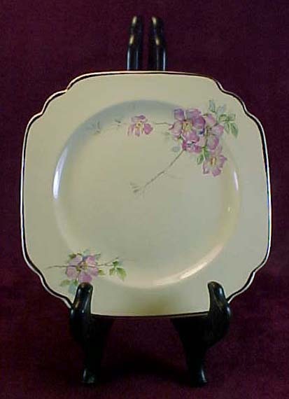 Homer Laughlin's Briar Rose 6 1/4" Sandwich or Dessert Plate, 1930s (3 available) Homer Laughlin's Briar Rose 6 1/4" Sandwich or Dessert Plate, 1930s (3 available)