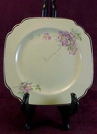 Homer Laughlin's Briar Rose 6 1/4" Sandwich or Dessert Plate, 1930s (3 available) Homer Laughlin's Briar Rose 6 1/4" Sandwich or Dessert Plate, 1930s (3 available)