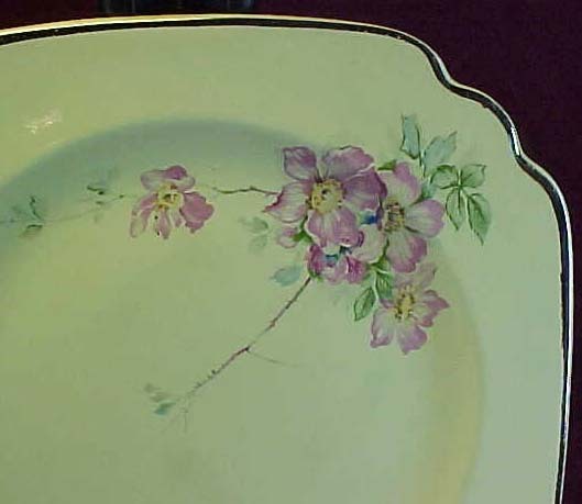 Homer Laughlin's Briar Rose 6 1/4" Sandwich or Dessert Plate, 1930s (3 available) Homer Laughlin's Briar Rose 6 1/4" Sandwich or Dessert Plate, 1930s (3 available)