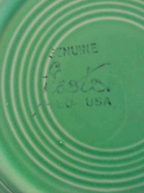 Homer Laughlin Original Green Glazed Deep Plate or Soup Bowl Homer Laughlin Original Green Glazed Deep Plate or Soup Bowl
