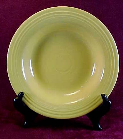 Homer Laughlin Fiesta Yellow Deep Plate/Soup Bowl Homer Laughlin Fiesta Yellow Deep Plate/Soup Bowl