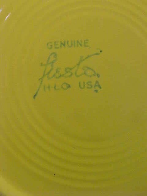 Homer Laughlin Fiesta Yellow Dinner Plate Homer Laughlin Fiesta Yellow Dinner Plate