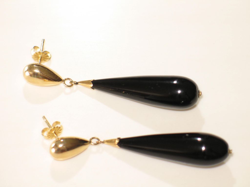 Black And Gold Earrings For Men Black And Gold Earrings For Men