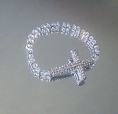 Crystal Cross and Swarovski Bracelet Crystal Cross and Swarovski Bracelet