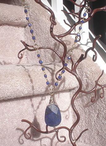 Lapis Lazulli Teardrop Classic Necklace Lapis Lazulli Teardrop Classic Necklace