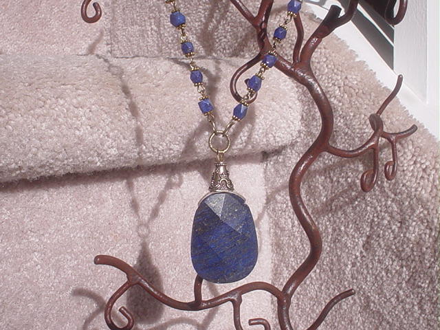Lapis Lazulli Teardrop Classic Necklace Lapis Lazulli Teardrop Classic Necklace