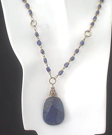 Lapis Lazulli Teardrop Classic Necklace Lapis Lazulli Teardrop Classic Necklace