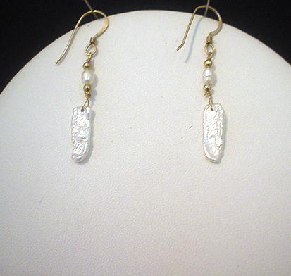 Biwa Cultured FW Pearl and 14kt GF Necklace Set Biwa Cultured FW Pearl and 14kt GF Necklace Set