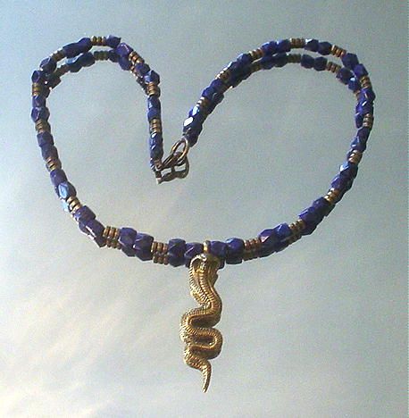 Royal Lapis Lazulli and Cobra Necklace Royal Lapis Lazulli and Cobra Necklace