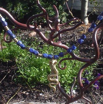 Royal Lapis Lazulli and Cobra Necklace Royal Lapis Lazulli and Cobra Necklace