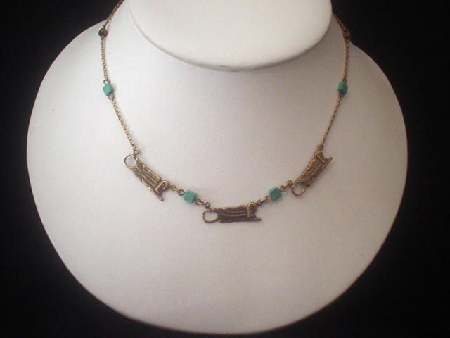 Egyptian Sphinx Turquoise Necklace Egyptian Sphinx Turquoise Necklace