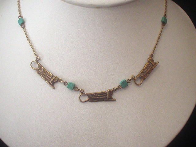 Egyptian Sphinx Turquoise Necklace Egyptian Sphinx Turquoise Necklace