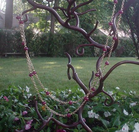 Pink Jade 14kt Gold Fill Eternity Necklace Pink Jade 14kt Gold Fill Eternity Necklace