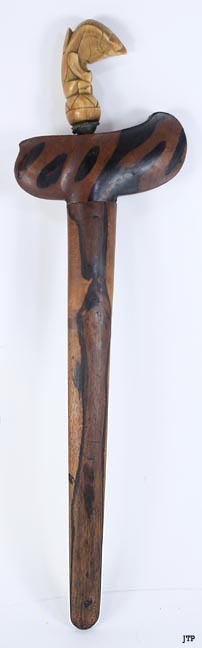 Antique Knife African Elephant Ivory Handle & Scabbard Antique Knife African Elephant Ivory Handle & Scabbard