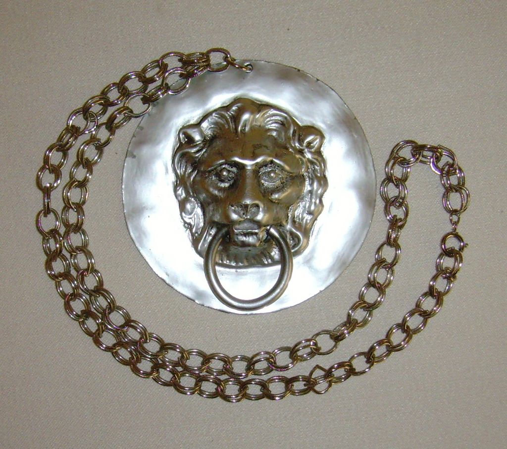 Park Lane Matte Silver-Tone Lion Head Pendant Park Lane Matte Silver-Tone Lion Head Pendant
