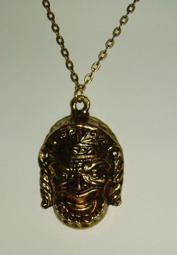 Mini-Gold-Tone Tribal Style Necklace Mini-Gold-Tone Tribal Style Necklace