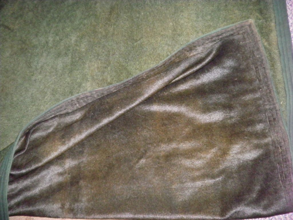 Antique Horse Hide And Wool Carriage Blanket from cameoantiques on Ruby Lane