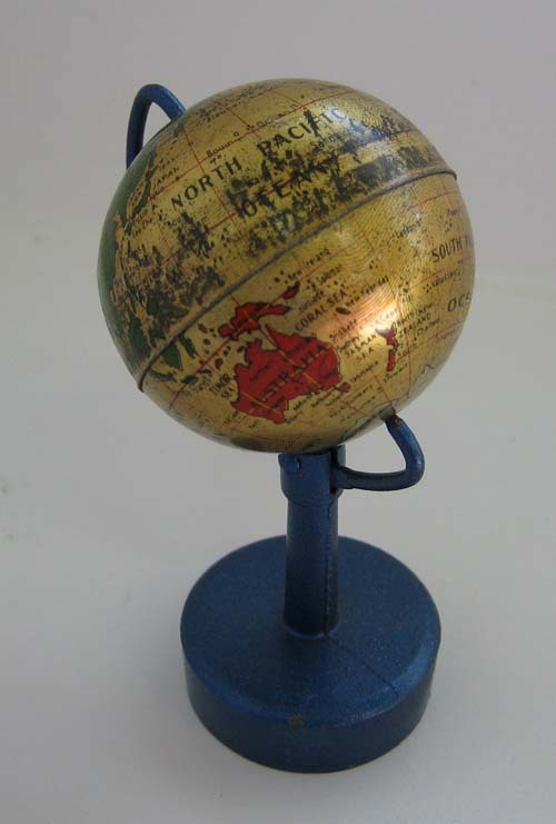 Antique German miniature Globe pencil sharpener from
