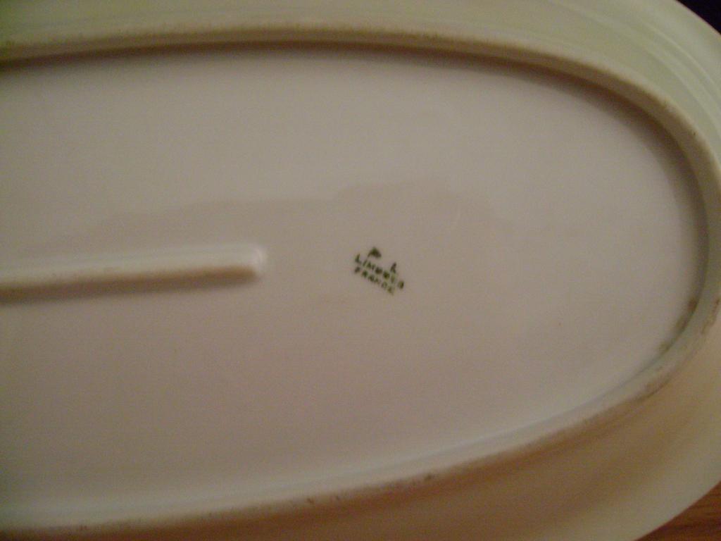 Vintage Limoges Handpainted Celery Dish with Blackberries Vintage Limoges Handpainted Celery Dish with Blackberries
