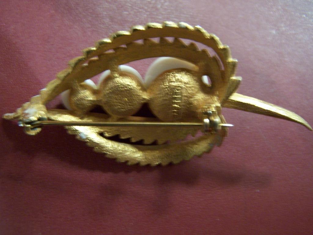 Signed Rapallo Set Brooch and Earrings Signed Rapallo Set Brooch and Earrings