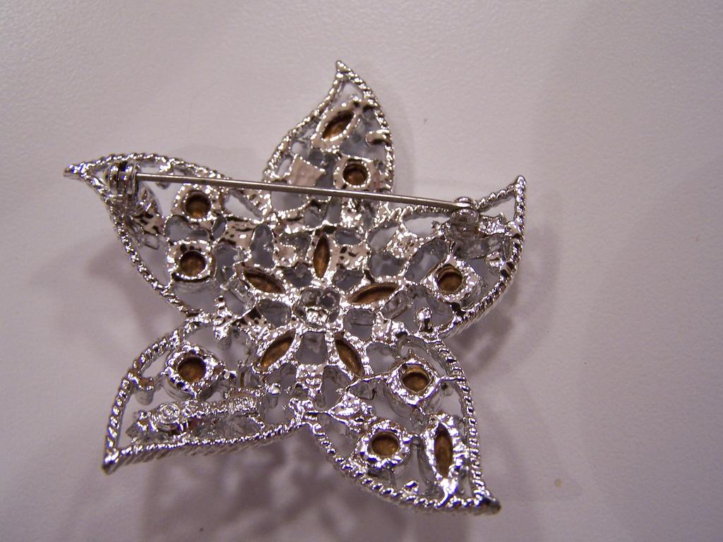 Baby Blue Rhinestone Star Brooch Baby Blue Rhinestone Star Brooch