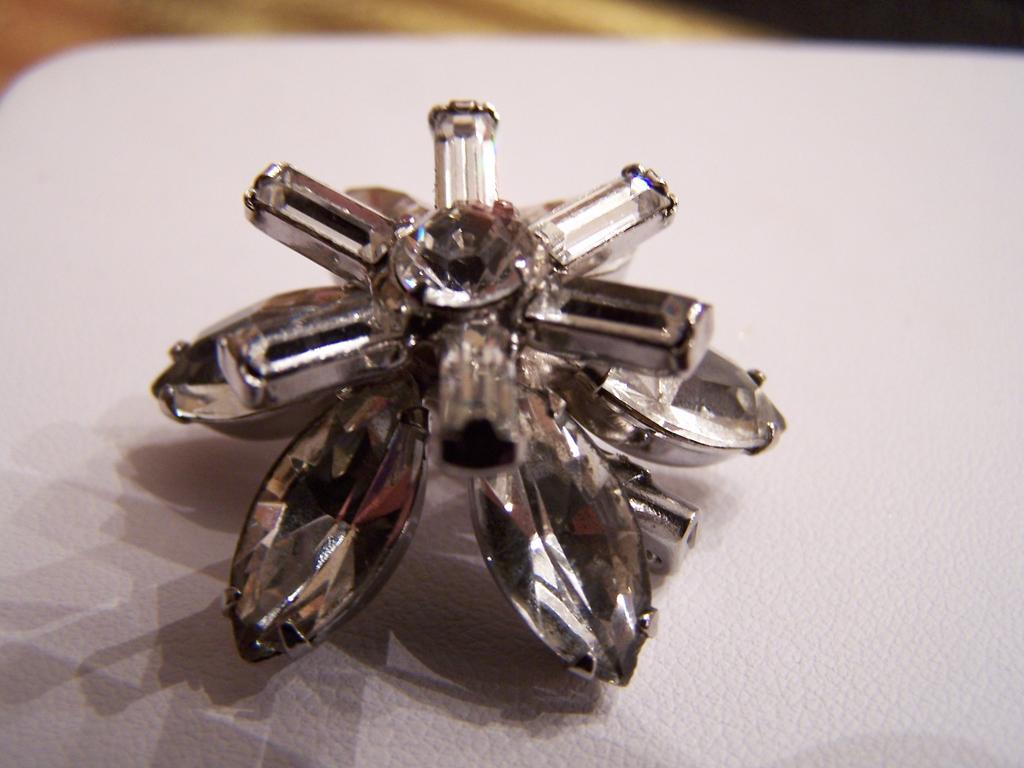 Layered Rhinestone Brooch Layered Rhinestone Brooch
