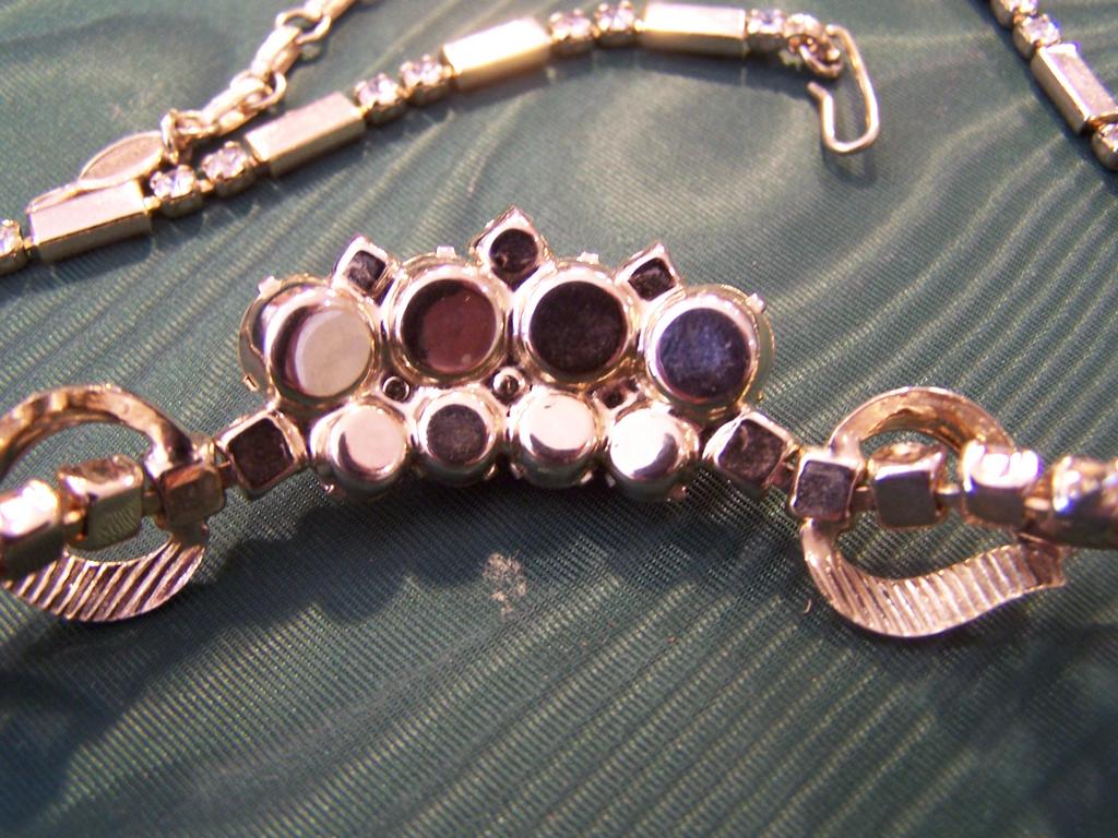 Vintage Signed Rhinestone Necklace Vintage Signed Rhinestone Necklace