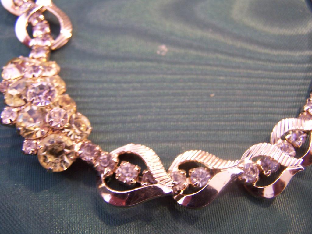 Vintage Signed Rhinestone Necklace Vintage Signed Rhinestone Necklace