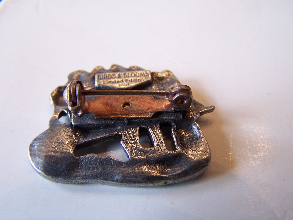 Flower Cart Pin Brooch Flower Cart Pin Brooch