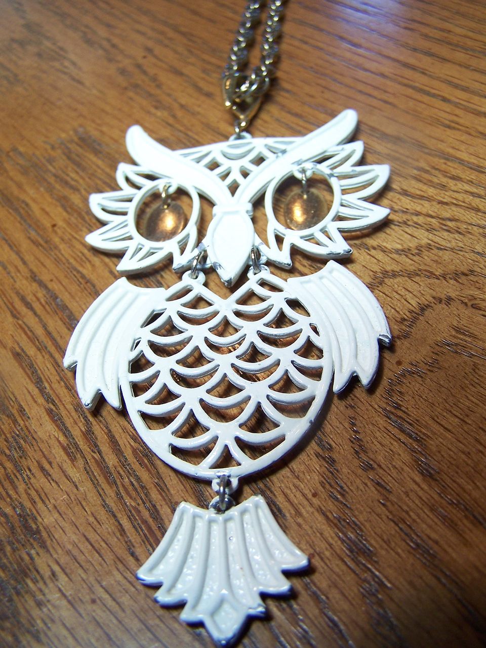 Vintage 1960's 1970's Owl Necklace Vintage 1960's 1970's Owl Necklace