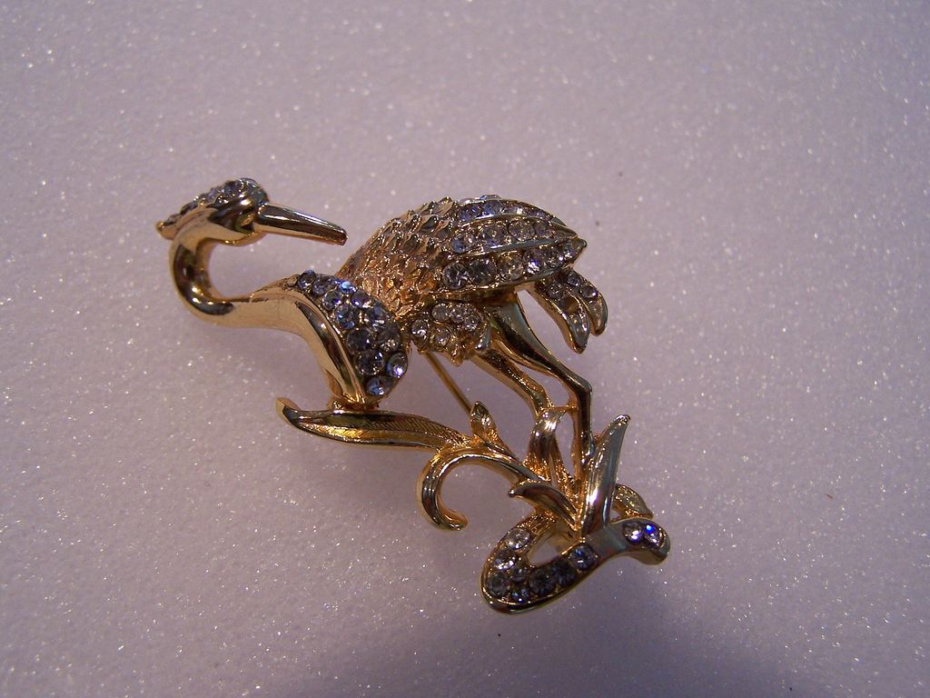 Gorgeous Rhinestone Flamingo Pin Gorgeous Rhinestone Flamingo Pin