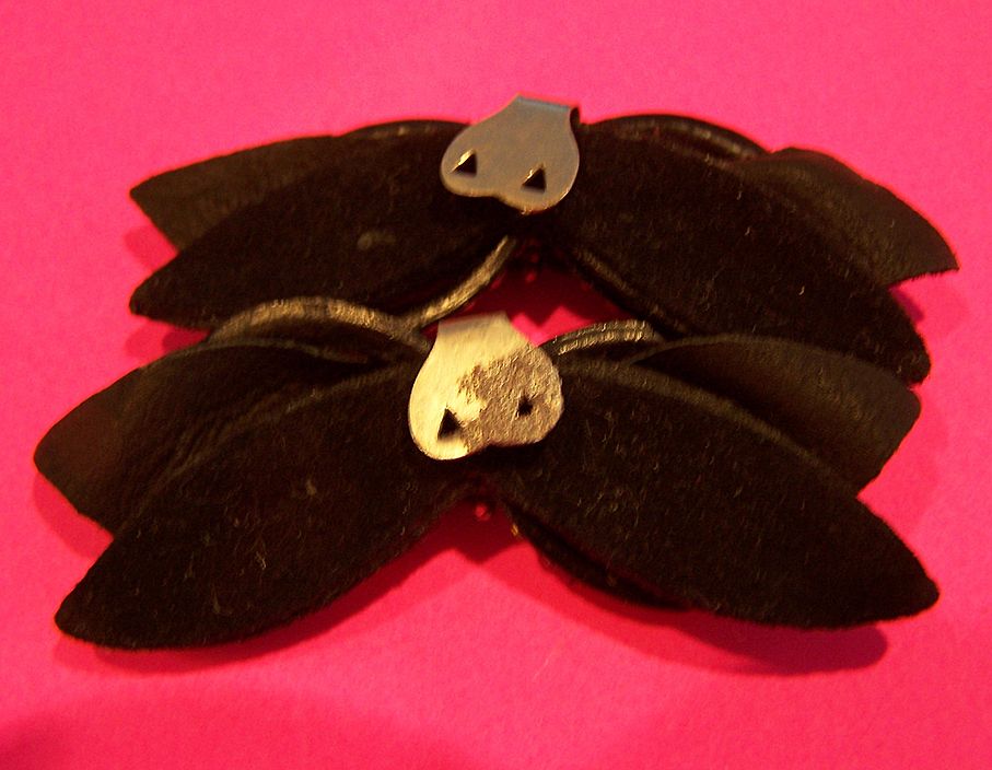 Vintage 1950's Rhinestone Shoe Clips Vintage 1950's Rhinestone Shoe Clips